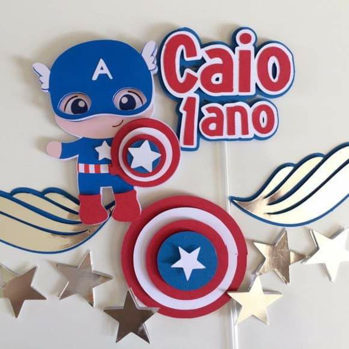 Arquivo CORTE topo de bolo capitão america+1 DE BRINDE