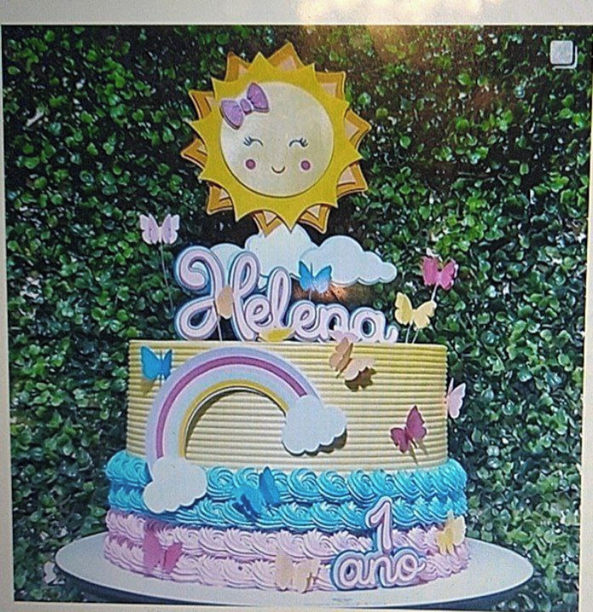 Arquivo digital Topo de bolo Chuva de Amor 4