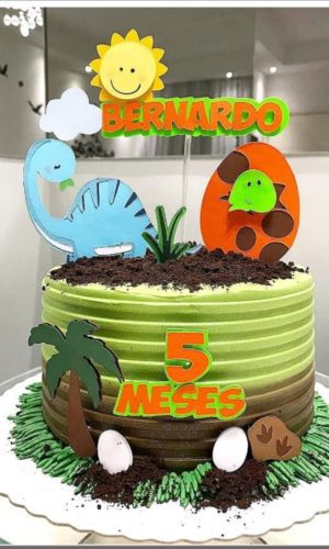 Arquivo CORTE topo de bolo dinossauro+1 DE BRINDE