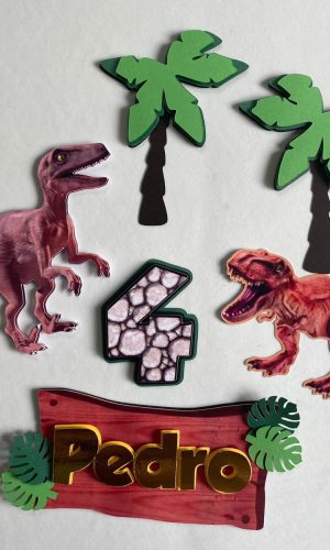 Arquivo Digital Topo de Bolo Dinossauro