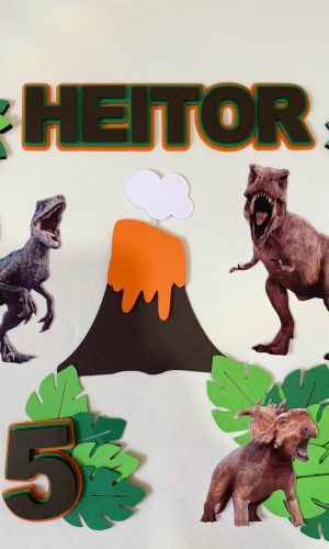 Arquivo Digital Topo de Bolo Dinossauros