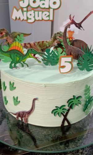 Arquivo Digital Topo de Bolo Dinossauros