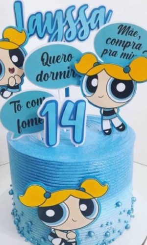 Arquivo Digital Topo de Bolo Meninas Super Poderosas