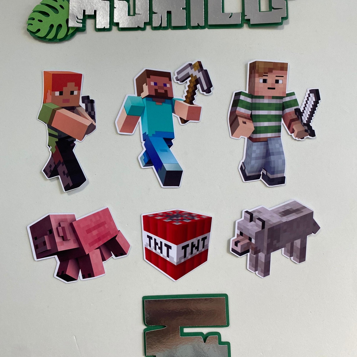 Arquivo Digital Topo de Bolo Minecraft