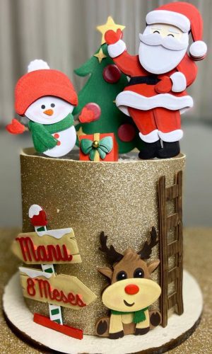 Arquivo digital topo Papai Noel em camadas
