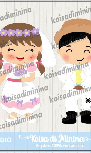 Arquivo em camadas Casamento Junino- 2022