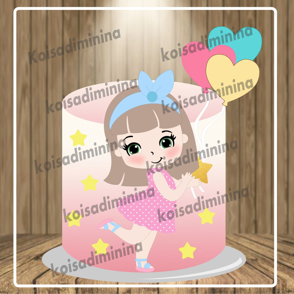 Arquivo em camadas Cute girl