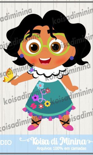 Arquivo em camadas Encanto - Mirabel Cute