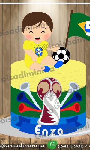 Arquivo em Camadas Futebol Baby Boy