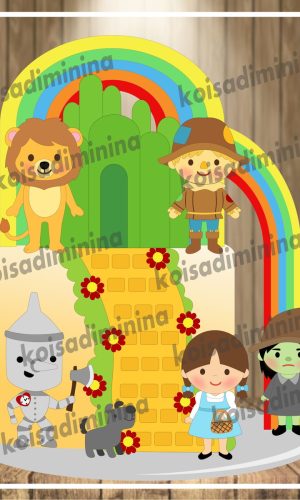 Arquivo em Camadas Mágico de Oz Cute