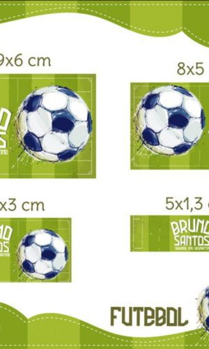 Arquivo Etiqueta Escolar Futebol STUDIO PDF PNG