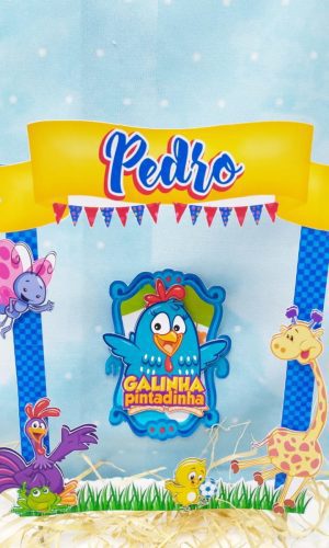 arquivo para topo de bolo da galinha pintadinha
