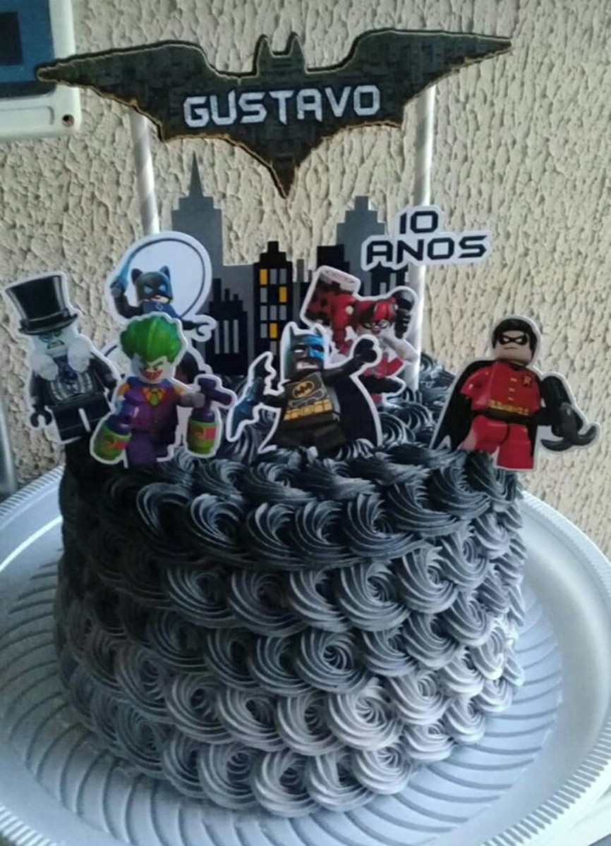 ARQUIVO SILHOUETTE TOPO DE BOLO BATMAN LEGO 02