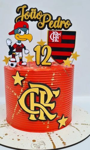 ARQUIVO STUDIO - Topo de bolo flamengo