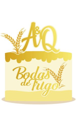 Arquivo topo de bolo bodas de trigo