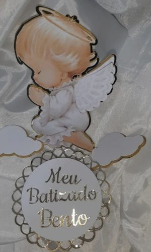 Arquivo Topo Bolo Batizado Anjinho