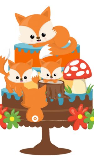 Arquivo Topo De Bolo 6 - Raposinha