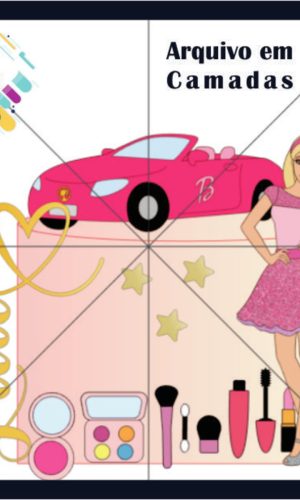 Arquivo Topo de Bolo Barbie 06