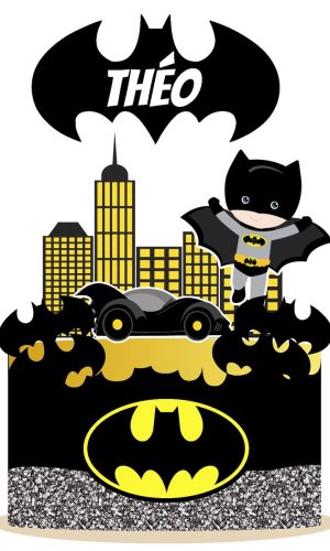 Arquivo Topo de Bolo Batman Baby