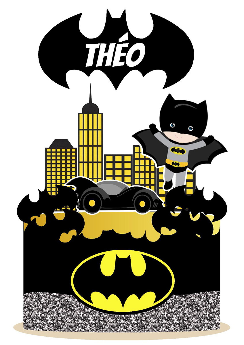 Arquivo Topo de Bolo Batman Baby
