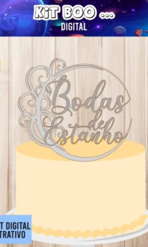 Arquivo Topo De Bolo - Bodas De Estanho