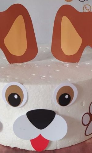 Arquivo Topo de Bolo Cachorrinho