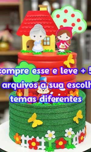 arquivo Topo de bolo chapéuzinho vermelho