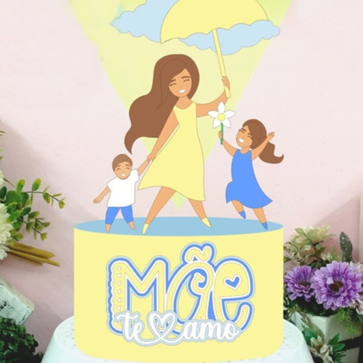 Arquivo Topo de Bolo Dia das Mães Stúdio #4079