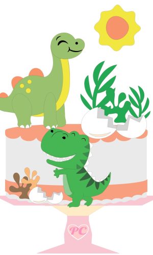 Arquivo Topo De Bolo - Dino Cute