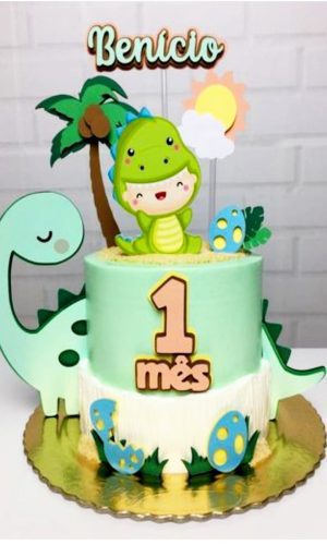 Arquivo Topo de Bolo Dinossauro + 4 Arquivos a Sua Escolha