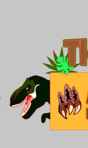 Arquivo topo de bolo dinossauro