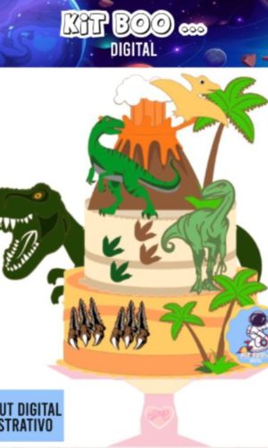 Arquivo Topo de Bolo - Dinossauros
