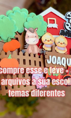 Arquivo Topo de Bolo Fazendinha