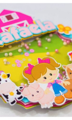 Arquivo Topo De Bolo Fazendinha Menina Studio E Pdf