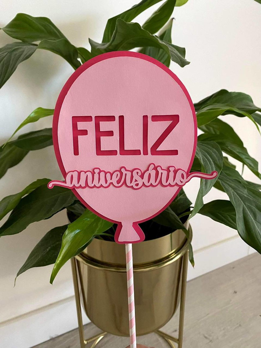 Arquivo Topo de Bolo - Feliz Aniversário
