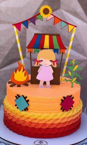 Arquivo Topo de Bolo - Festa Junina Bebê Feminino