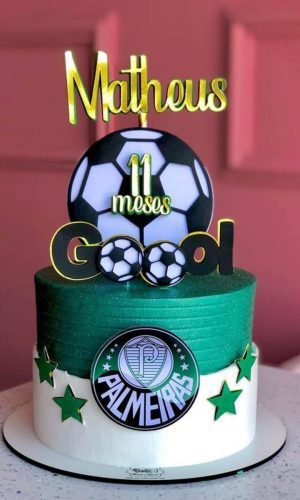 Arquivo Topo de Bolo Futebol Verde