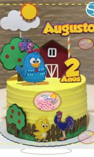 Arquivo Topo de Bolo GALINHA PINTADINHA - 1411 studio