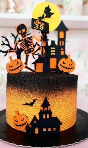 Arquivo Topo de Bolo Halloween .studio