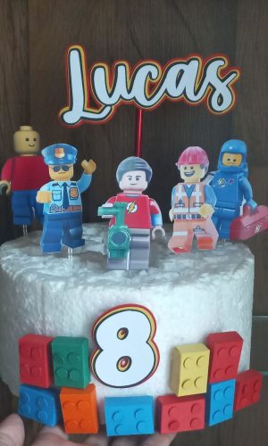Arquivo Topo de Bolo- Lego 3d