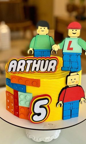 Arquivo Topo de Bolo - Lego