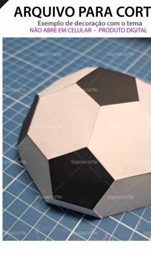 Arquivo Topo de Bolo Meia Bola 3d +1 Arquivo da Loja