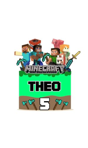 Arquivo Topo de Bolo Minecraft 2