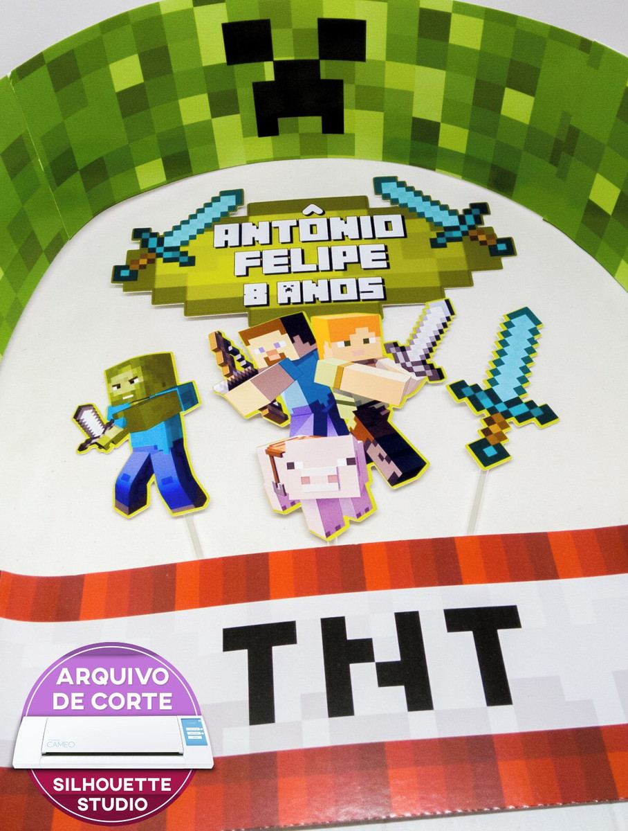 Arquivo Topo de Bolo - Minecraft