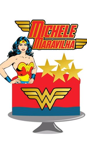 Arquivo topo de bolo mulher maravilha 2