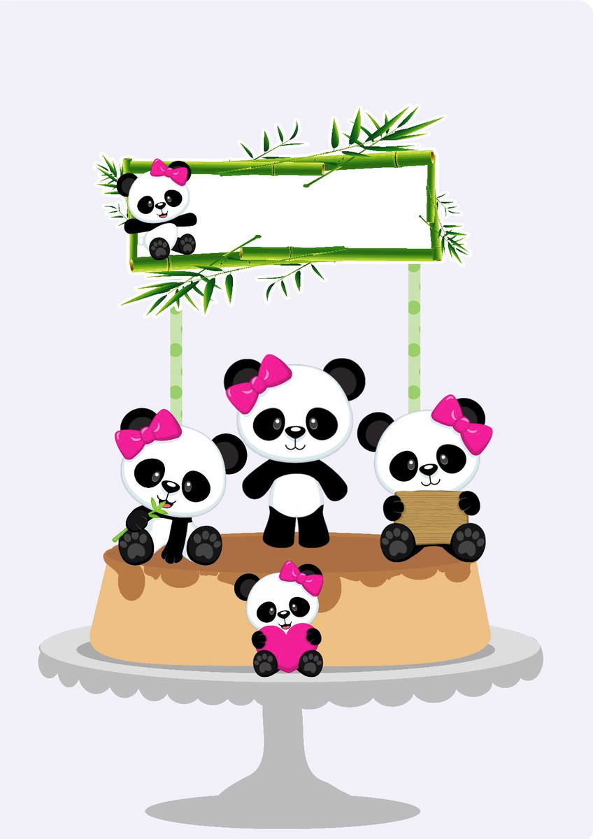 Arquivo Topo de Bolo - Panda