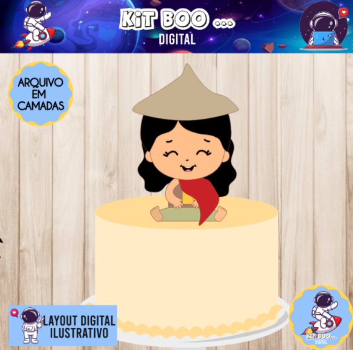 Arquivo Topo De Bolo - Raya Cute