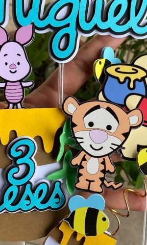 Arquivo Topo de Bolo - Urso Pooh