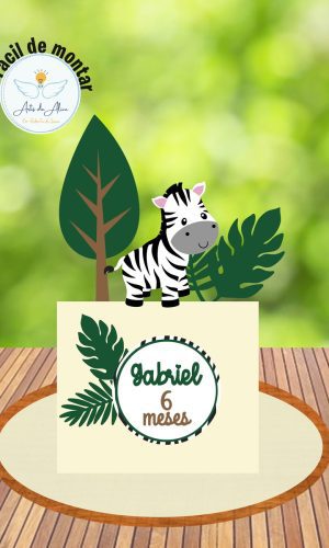 Arquivo Topo Zebra Cute Em Camadas