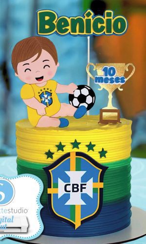 Arquivos de Corte/topo Brasil Futebol Menino 2